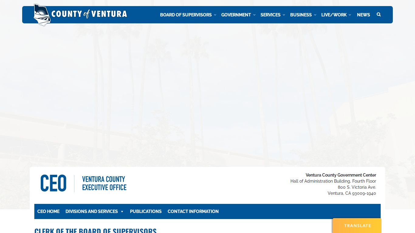 Research COB Public Records - Ventura County